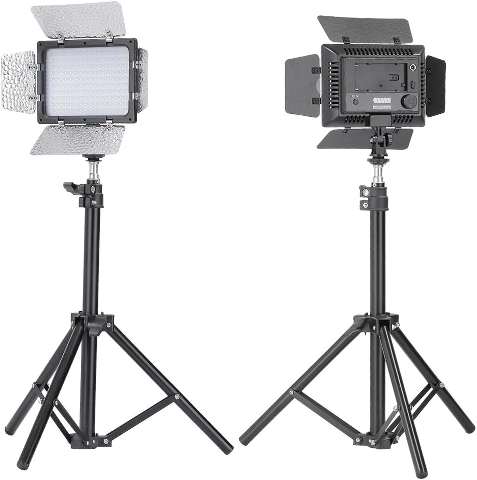 Bestlight W160 LED Photo Studio Barndoor Light Continuous Lighting Panel Kit LED Video Light Kit for Sony, Canon, Panasonic, Hitachi, Samsung& Similar DSLR Cameras(2 Kits)