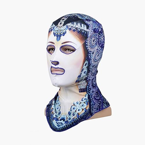 Gorras de natación para buceo Facekini cabeza y cuello, cubierta de cara completa, protección UV 50+ protector solar de medusas