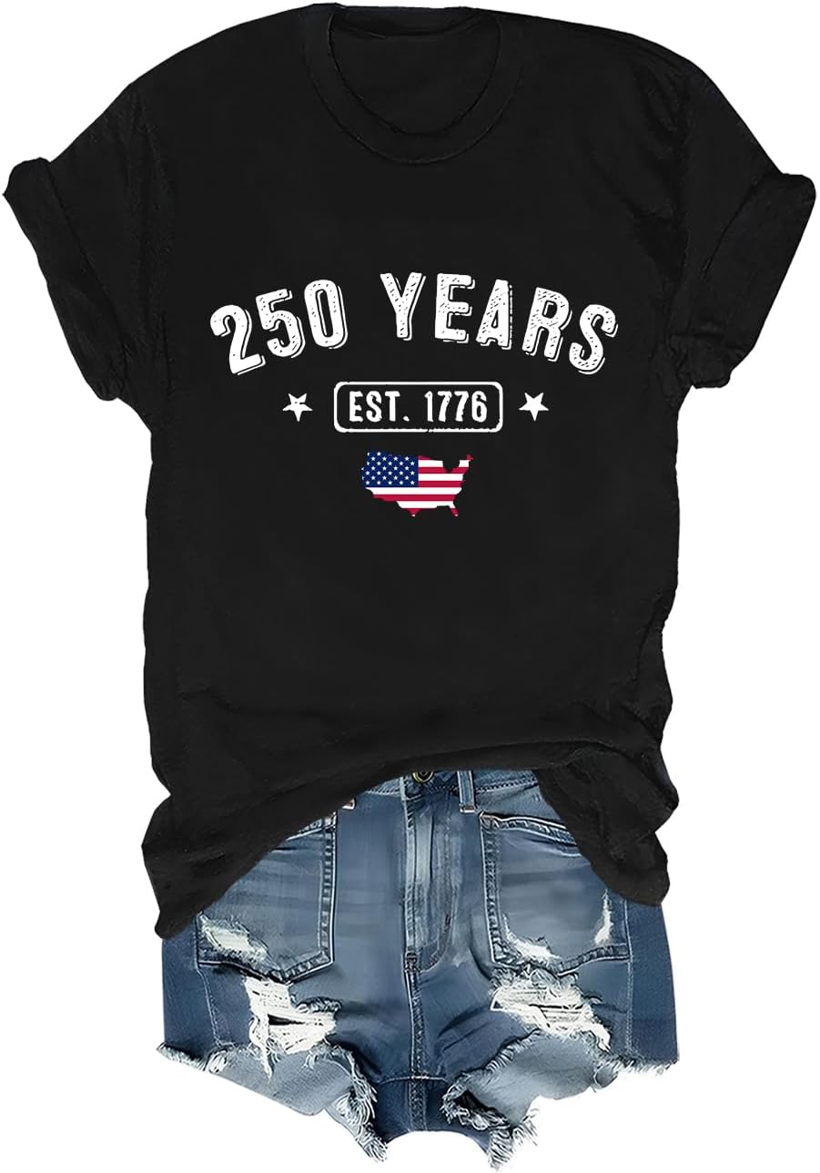 250th Anniversary Shirt Vintage American Flag Independence Day 250 Anniversary Shirt Unisex