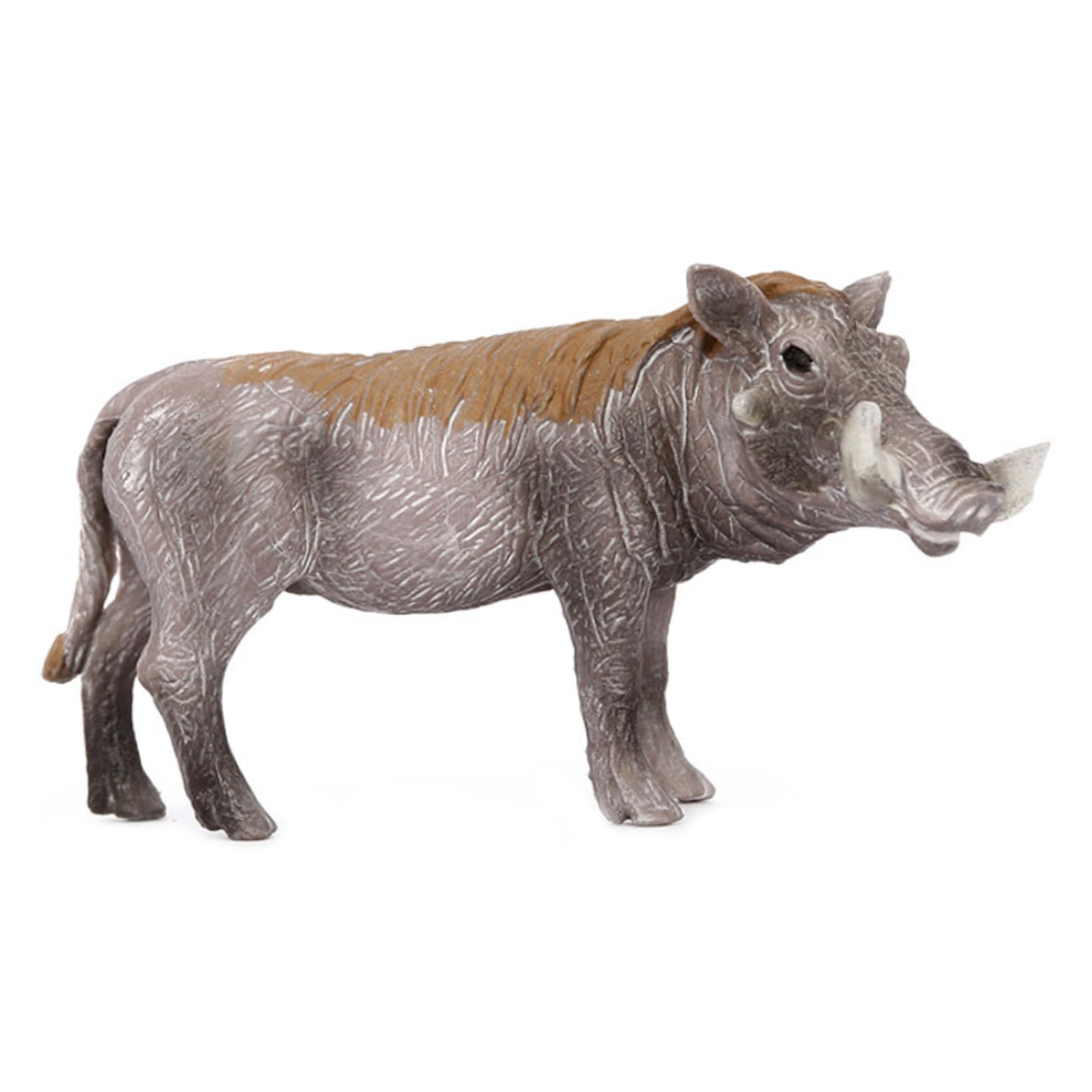 Vistnale Boar Figurines, Realistic Animal Figurines Wild Boar Toys, 3.7X2 PVC Male Warthog Toy Educational Learning Toys Birthday Cake Topper Animals for Kids Boys Girls |Animals