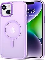 Vista 271 de Anuck - Funda magnética para iPhone 11 compatible con MagSafe, carcasa trasera mate translúcida dura, borde de TPU, delgada, resistente a impactos