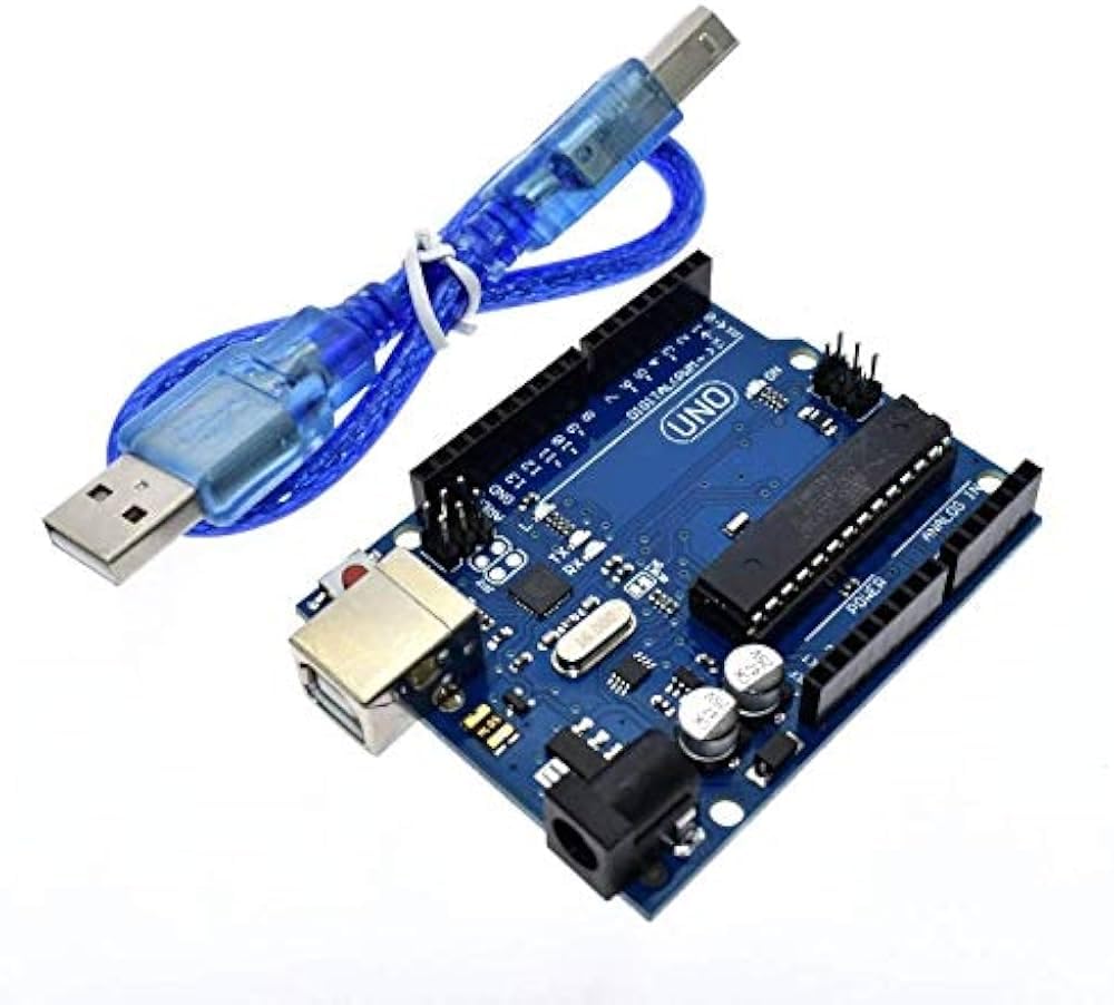 UNO R3 DIP IC Development Board with USB Cable, microcontroller, Electronics kit Blue prototyping Board (DIP IC)-picture-27
