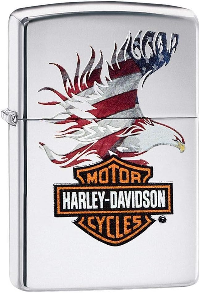 Zippo Harley-Davidson American Flag Pocket Lighter