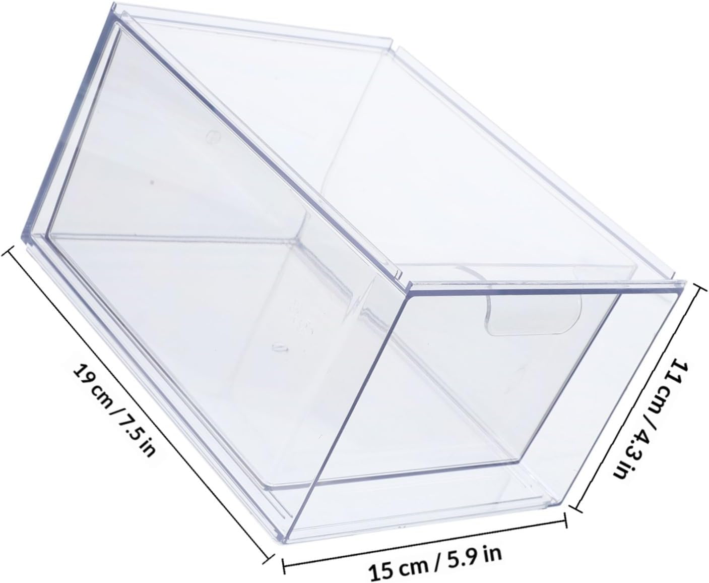 Detachable Storage Box for Beads and Electronic Components, PET Organizer image 2