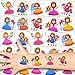 Produktbild German Trendseller® 12 x Prinzessin Kinder Tattoos - Set Tattoo - Party  Kindergeburtstag  Mitgebsel  Süße Kleine Prinzessinnen 12 Tattoos