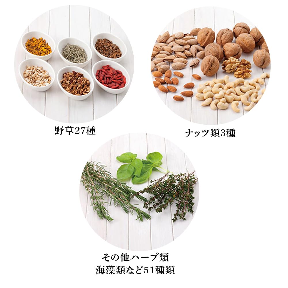 Amazon | 日本盛 植物生まれの 酵素 約1ヶ月分 62粒 130種 健康 サプリ