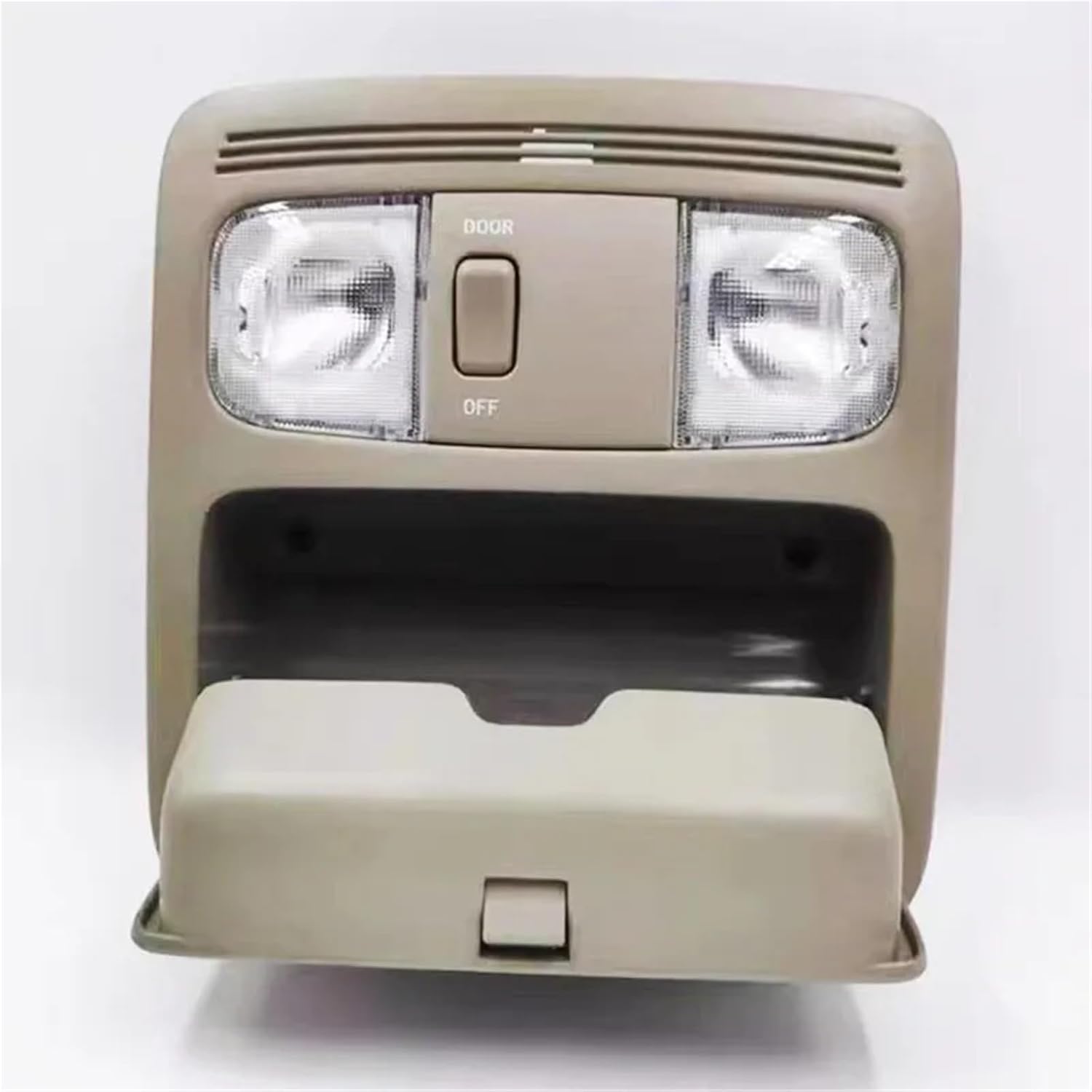 Car Interior Reading Light Top Control Overhead Interior Roof Light Switch Reading Lamp Compatible for Toyota Camry 2006-2012(No Skylight Switch)