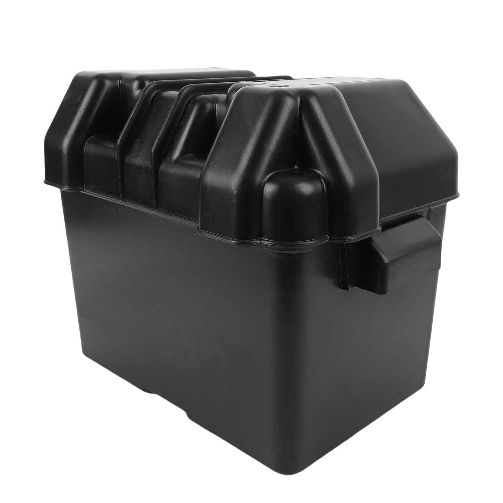 RV Box Batteria, Custodia per Batteria 12 V per Auto, Yacht, Rimorchi con Cinghie e Hardware, Ideali per Batterie <275x185x195 Mm, Materiale ABS, Facile Installazione