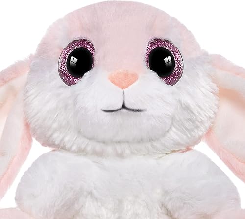 Miniatura 2 de Conejito de Pascua conejo de peluche de 12 pulgadas con orejas flexibles y cesta de sujeción lavable a máquina y suave conejo de Pascua relleno para
