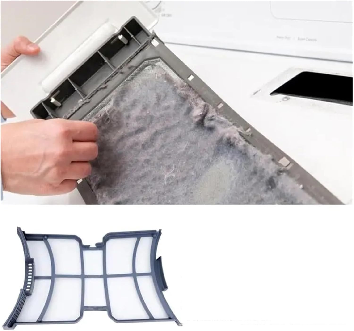 Dryer Lint Filter Screen Replacement For GFD55ESMN0DG GFD55ESMN0WW GFD55ESMN1DG 95AC