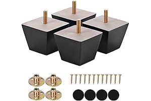 Complete Sofa Revitalization with Our Square Black Furniture Legs