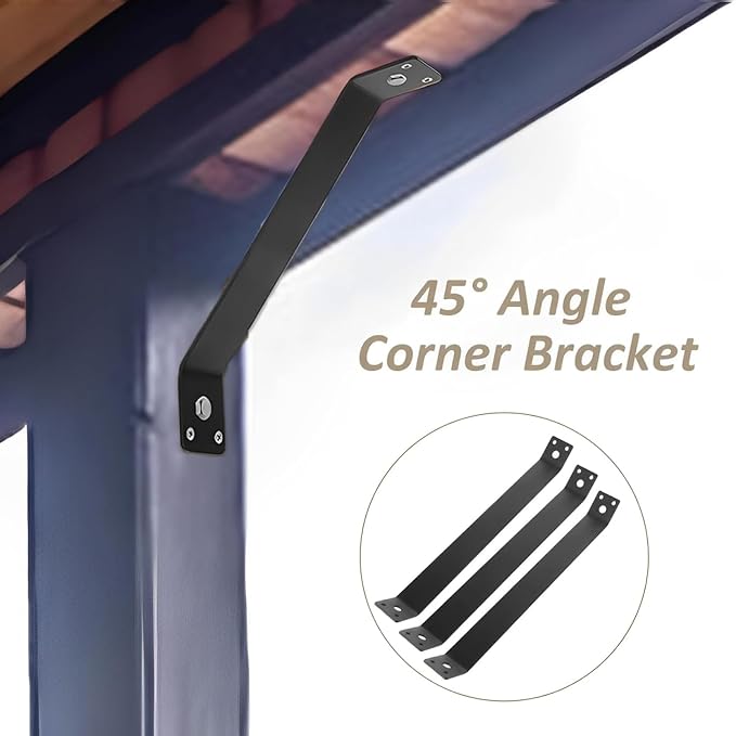 Soporte de Ángulo 45 Grados para Estructuras de Madera miniatura 5