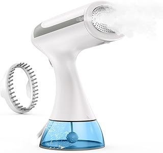 Steamer Dampfglätter mit 300ml Abnehmbarer Wassertank, 1500W, 20 Sekunden schnelles Aufheizen, Reise Dampfglätter, der für Vertikale und Horizontale Verdampfung Verwendet Werden Kann