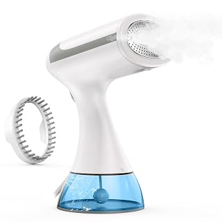 Steamer Dampfglätter mit 300ml Abnehmbarer Wassertank, 1500W, 20 Sekunden schnelles Aufheizen, Reise Dampfglätter, der für Vertikale und Horizontale Verdampfung Verwendet Werden Kann - Amazon product rated Grade A