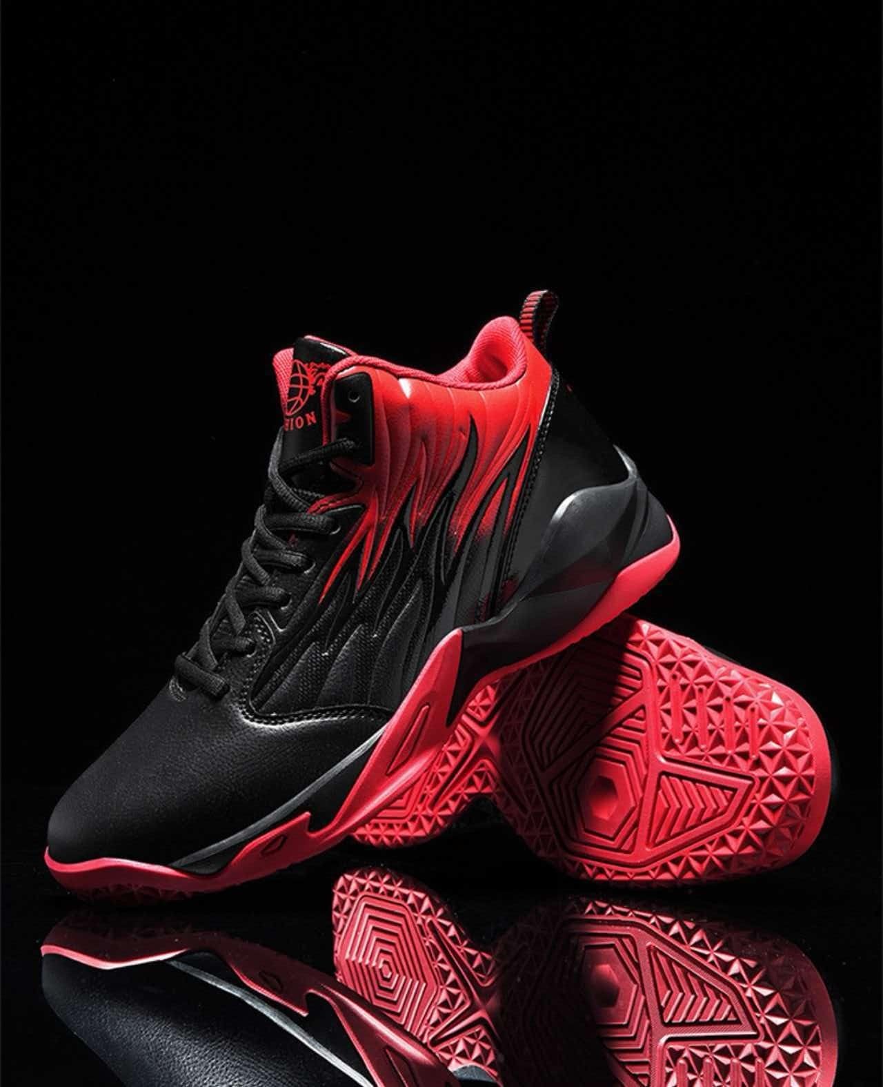 Zapatillas de baloncesto hombre altas, transpirables, entrenamiento