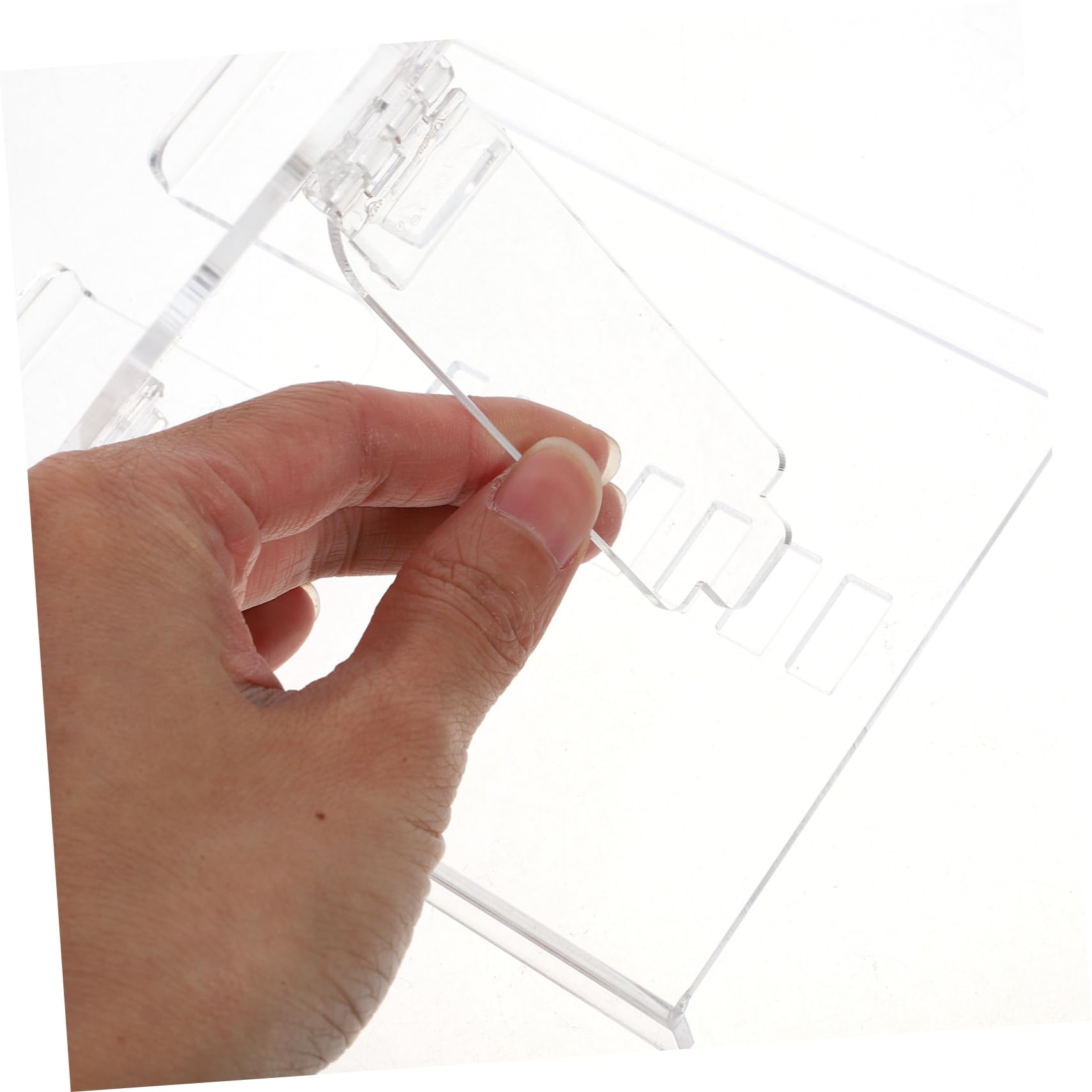 Uonlytech 5pezzi Supporto Per Tablet Regolabile Trasparente Stand Da Scrivania Portatile Per Ufficio e Casa Per Videochiamate e Visione Di Film Design Compatto e Antiscivolo