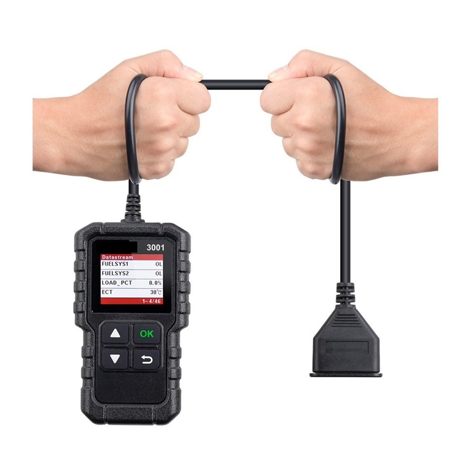 Skaner do Samochodu, X431 CR3001 OBD2 Skaner Usterka Silnika Motoryzacyjny OBDII OBD Czytnik Kodów Diagnostycznych Narzędzie Skanujące