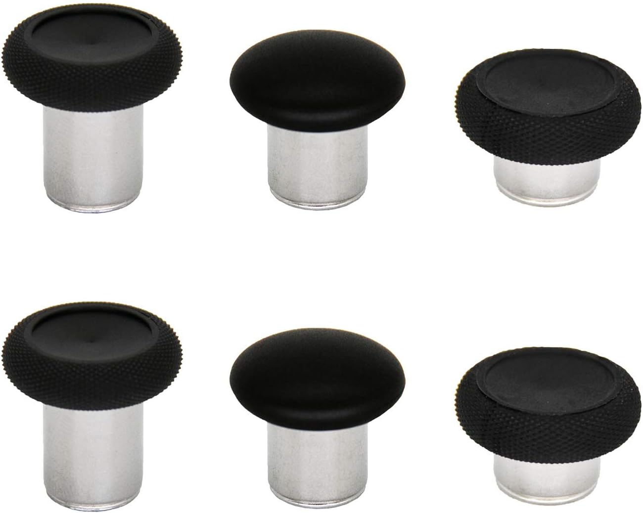 Metal Thumbsticks Joysticks Buttons Replacement for Xbox One Elite Controller (Model 1698) - Black