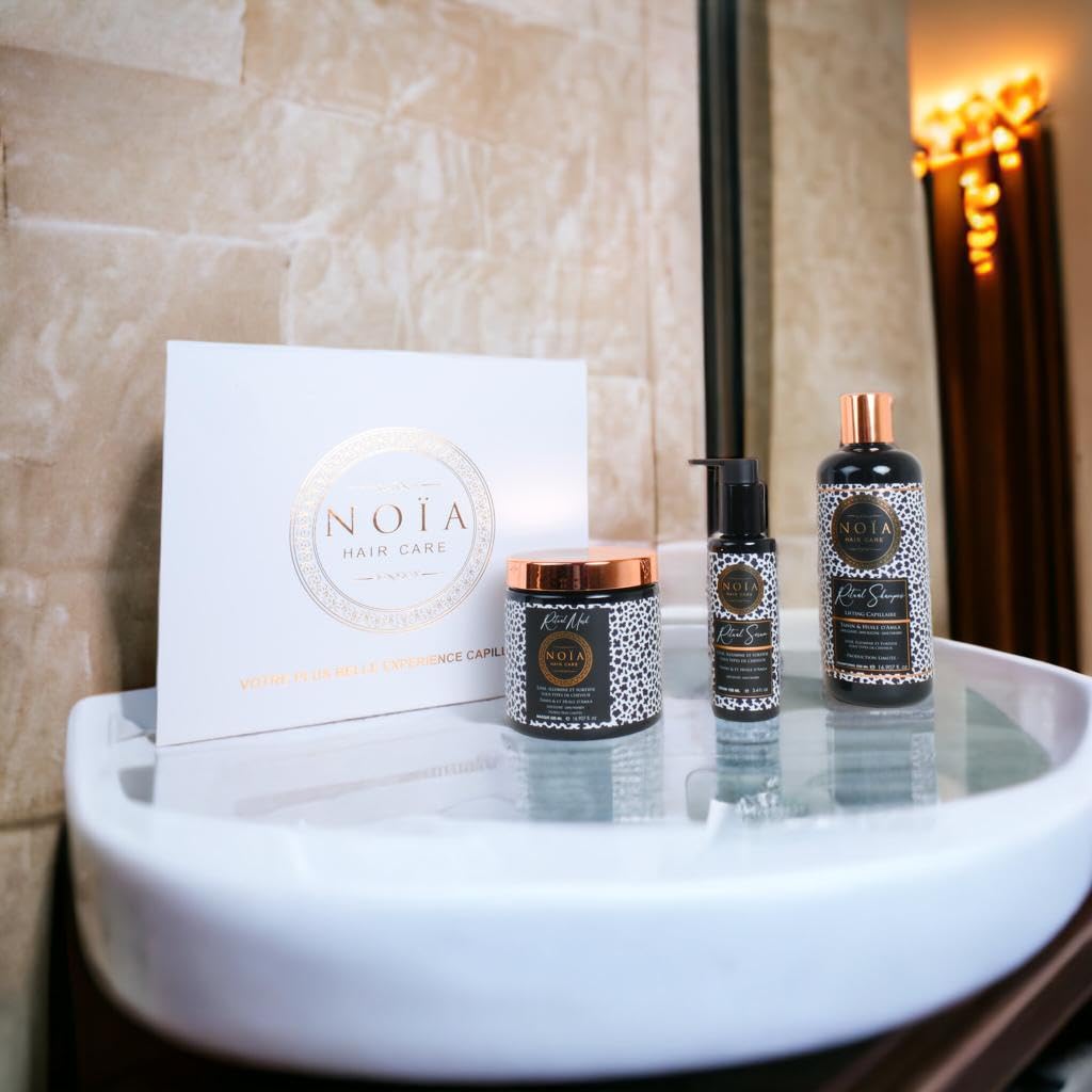 NOÏA HAIR - Prestige Hair Care Premium Set - RITUAL Collection - Shampoo + Mask + Serum (Tannin & Amla Oil) - Image 4