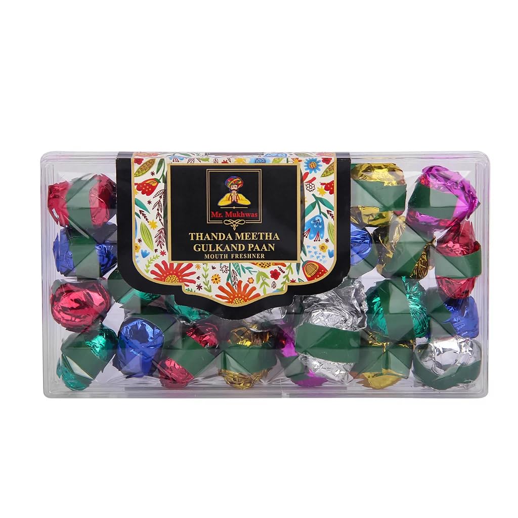 Thanda Meetha Gulkand Paan by Mr. Mukhwas - A Refreshing, Sweet, and Floral Delight - Ideal for Digestion, Combatting Bad Breath, Post-Meal, and as a Mouth Freshener | 130g (B0CPYKLPDY) Amazon Price History, Amazon Price Tracker