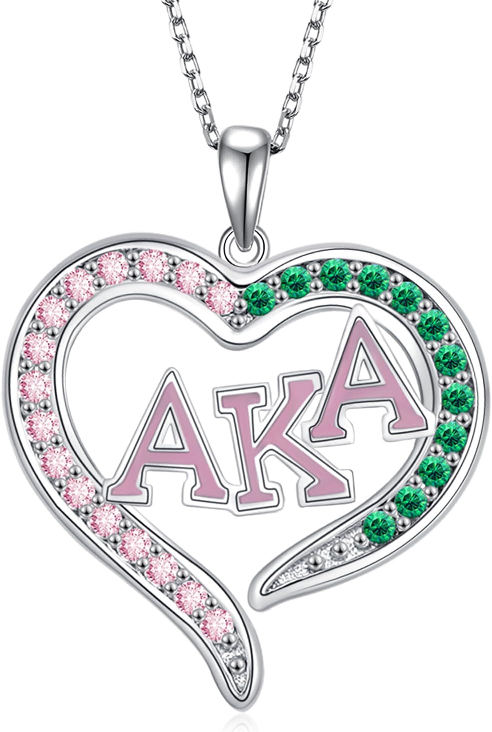 Aka Sorority Gifts for Women 925 Sterling Silver Aka Nacklaces Pendant Jewelry Sorority Paraphernalia Gifts for Women