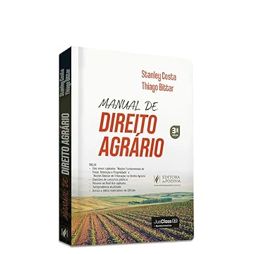 Capa do livro Manual de Direito Agrário (2024)