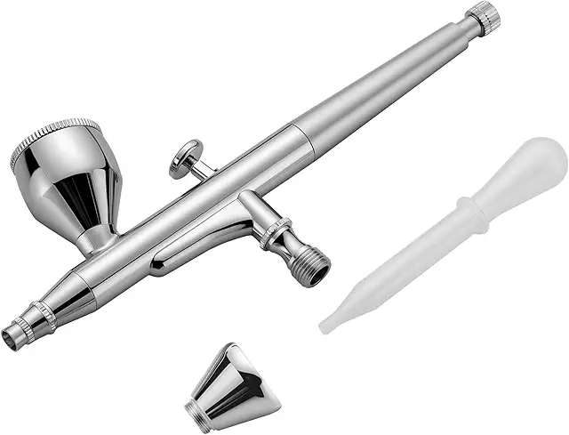 Wiltec X501 Airbrush Gun voor Nagels - 0.3 mm Nozzle, 5 ml & 3 ml Cups
