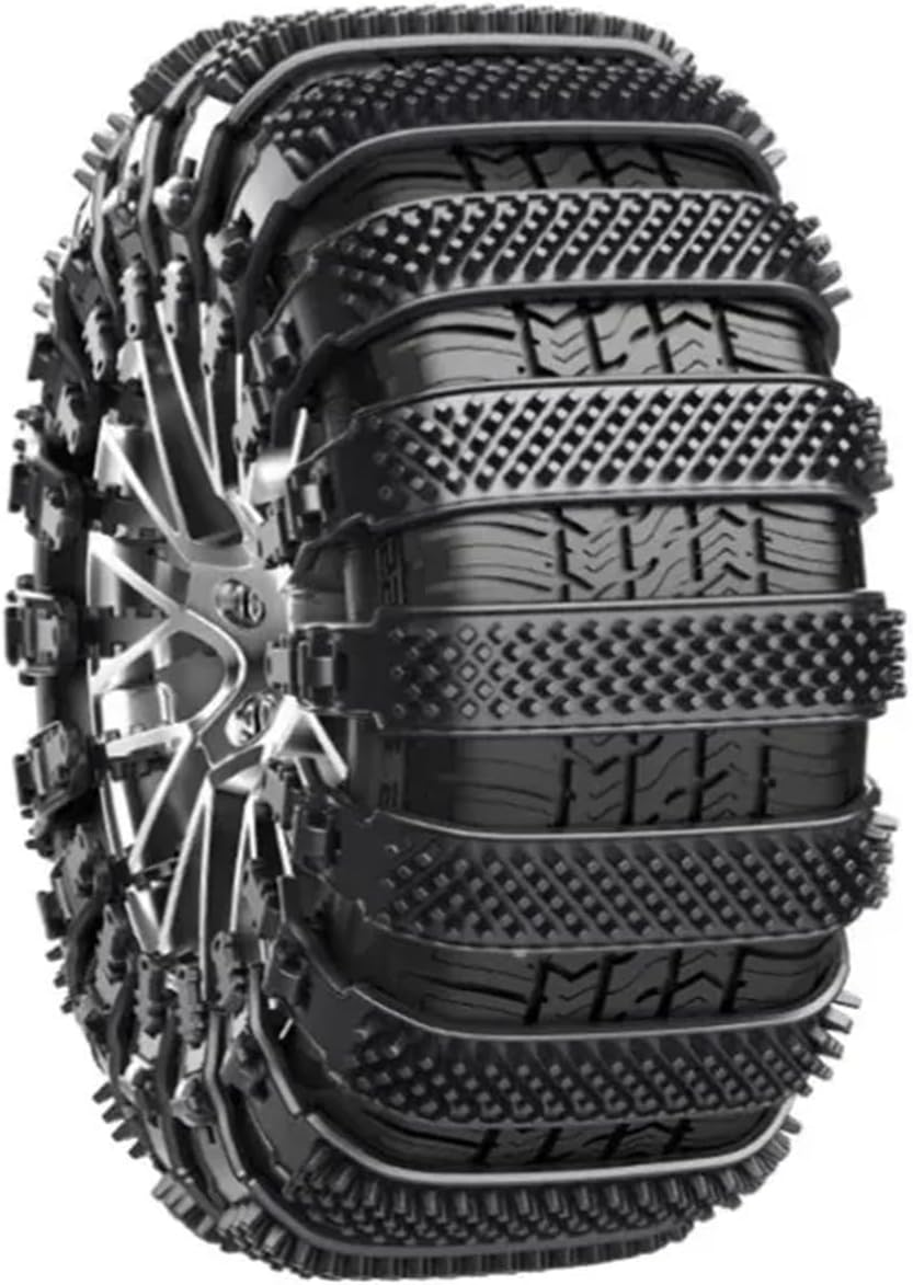 Car Snow Chains Driving SUV Off-road Outdoor Snow Tire -skid Chain Thickened Tendon Car -skid Chain(20pcs black)