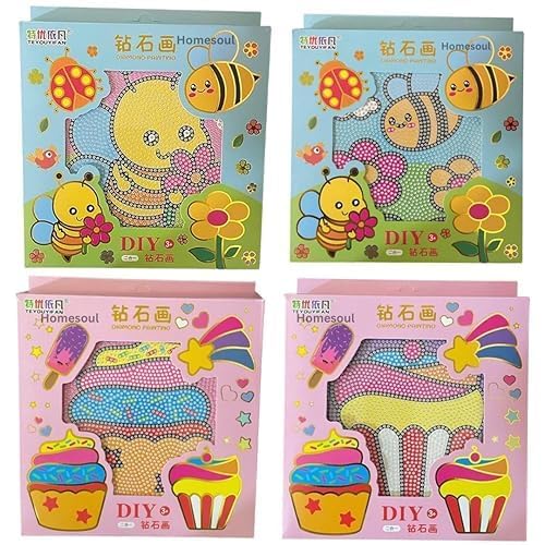 My toy kid DIY Diamond Crystal Painting Stickers: Mosaic Art Kit for Kids - Educational Cartoon Puzzle Art Gift & Return Gifts for Birthdays (Design 4) (3) (B0CMTXB243) Amazon Price History, Amazon Price Tracker