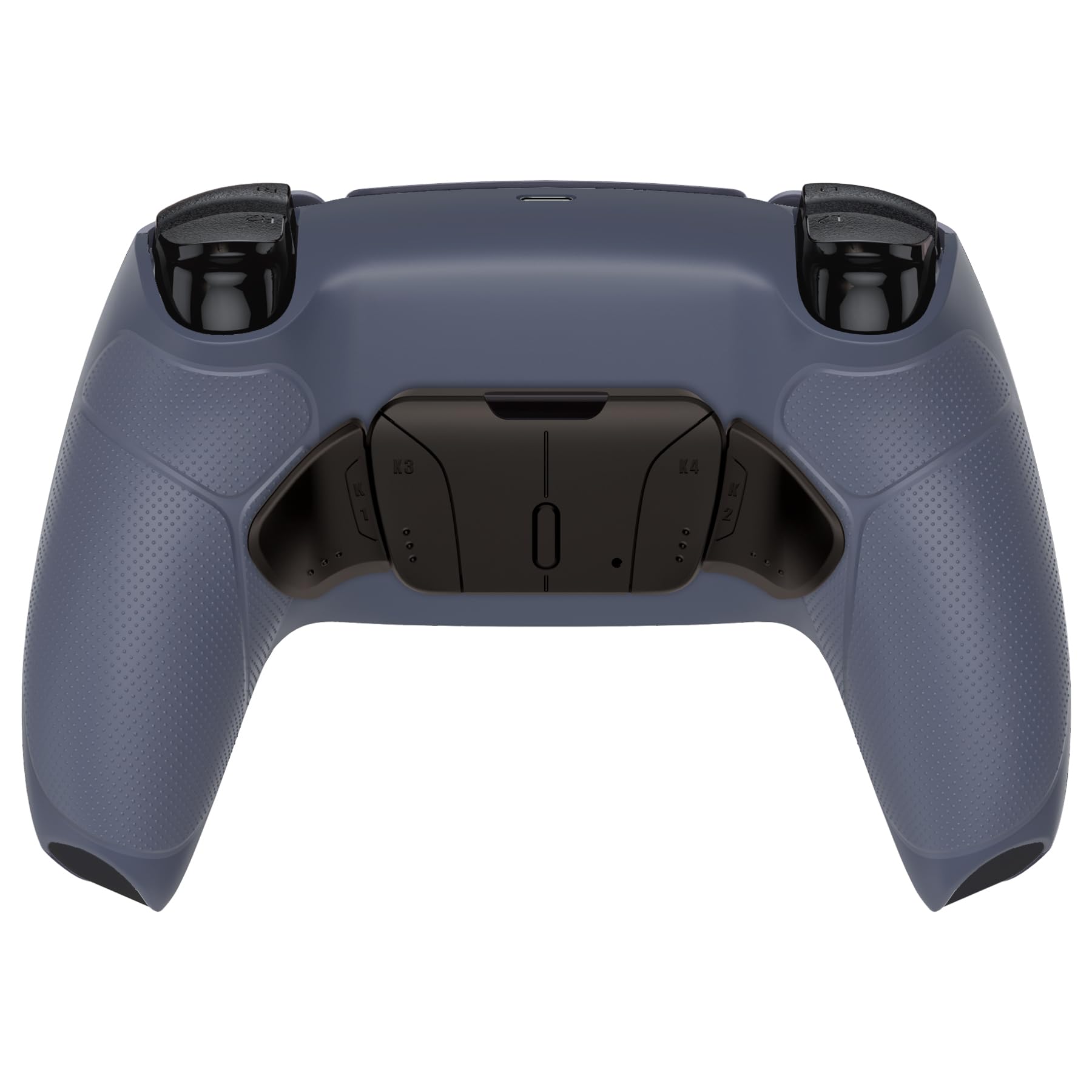 eXtremeRate Rise4 V3 RMB Remap Kit Programmabile per ps5 Controller,4 Back Button Paddles Metallo per ps5 Joystick BDM-030/040/050,Tasti Aggiuntivi Cover Grip Gommato per Joypad,Sterling Silver