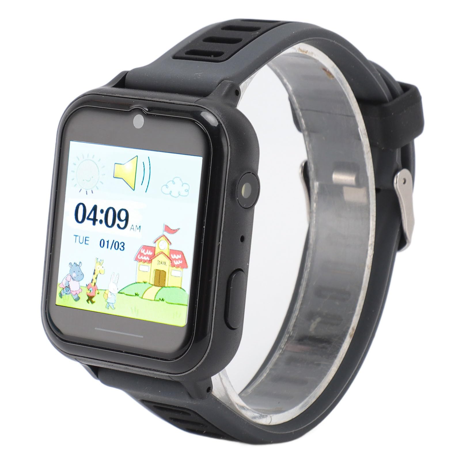 Jectse Montre Intelligente pour Enfants pour Garçons et Filles, écran Tactile Y12B, Montre Intelligente étanche pour Enfants avec 14 Jeux, Caméra Musicale, Réveil Vidéo, Lampe de Poche,