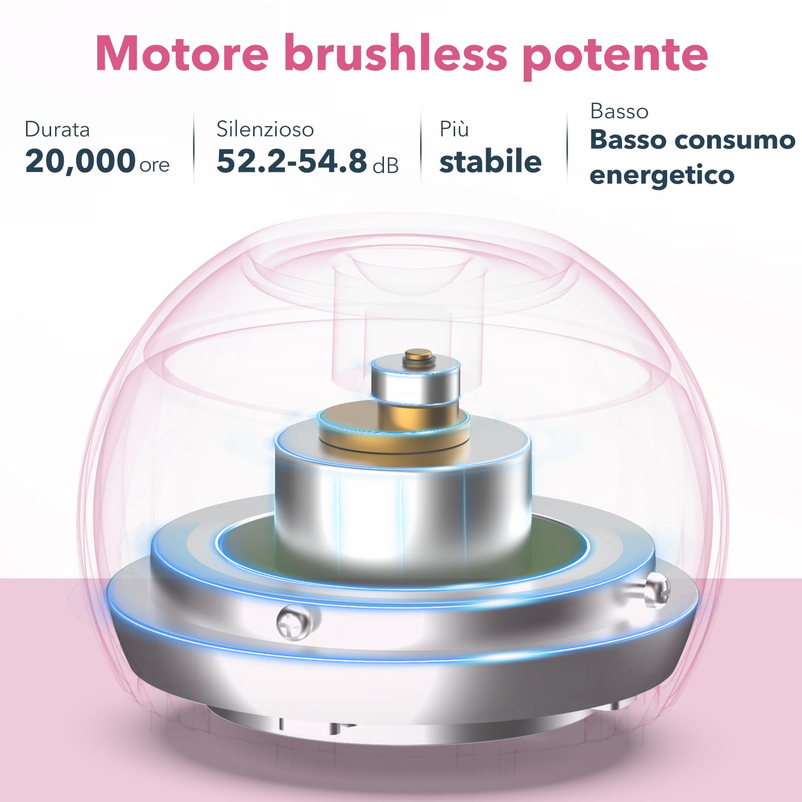 FOUR E'S SCIENTIFIC Vortex Mixer Lila Mini Vortex Mischer Farbenschüttler 5000 U/min Farbmischer Labor Mixing Vortex mit 100 Stück Mischkugeln für Nagellack, Wimperngel, Tinte