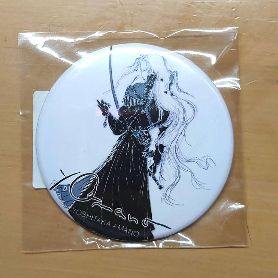 Amazon.co.jp: セフィロス 缶バッチ 天野喜孝 : おもちゃ