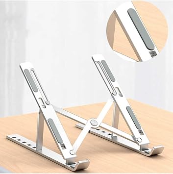 Teknosepetim Apple Macbook Pro Inch Wiwu S400A Laptop Stand Special Riser Apparatus Metal Design, Gray WiwuS400ASTand36
