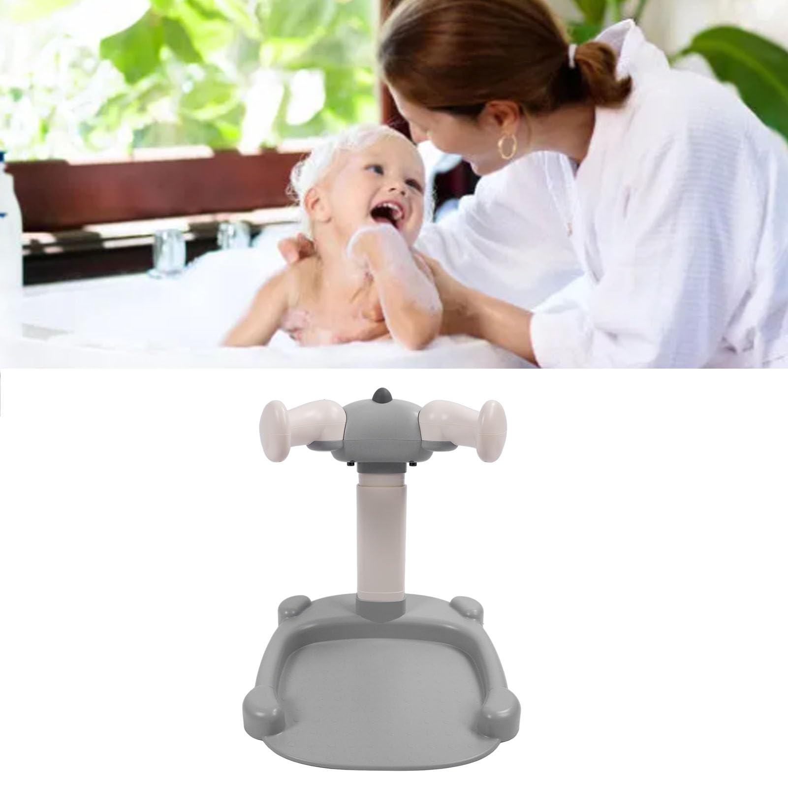 Fabater Baby Hug Bath Tower Regulowany Antypoślizgowy Uchwyt Prysznicowy dla Małych Dzieci do Bezpiecznej Kąpieli w Domu (#12)