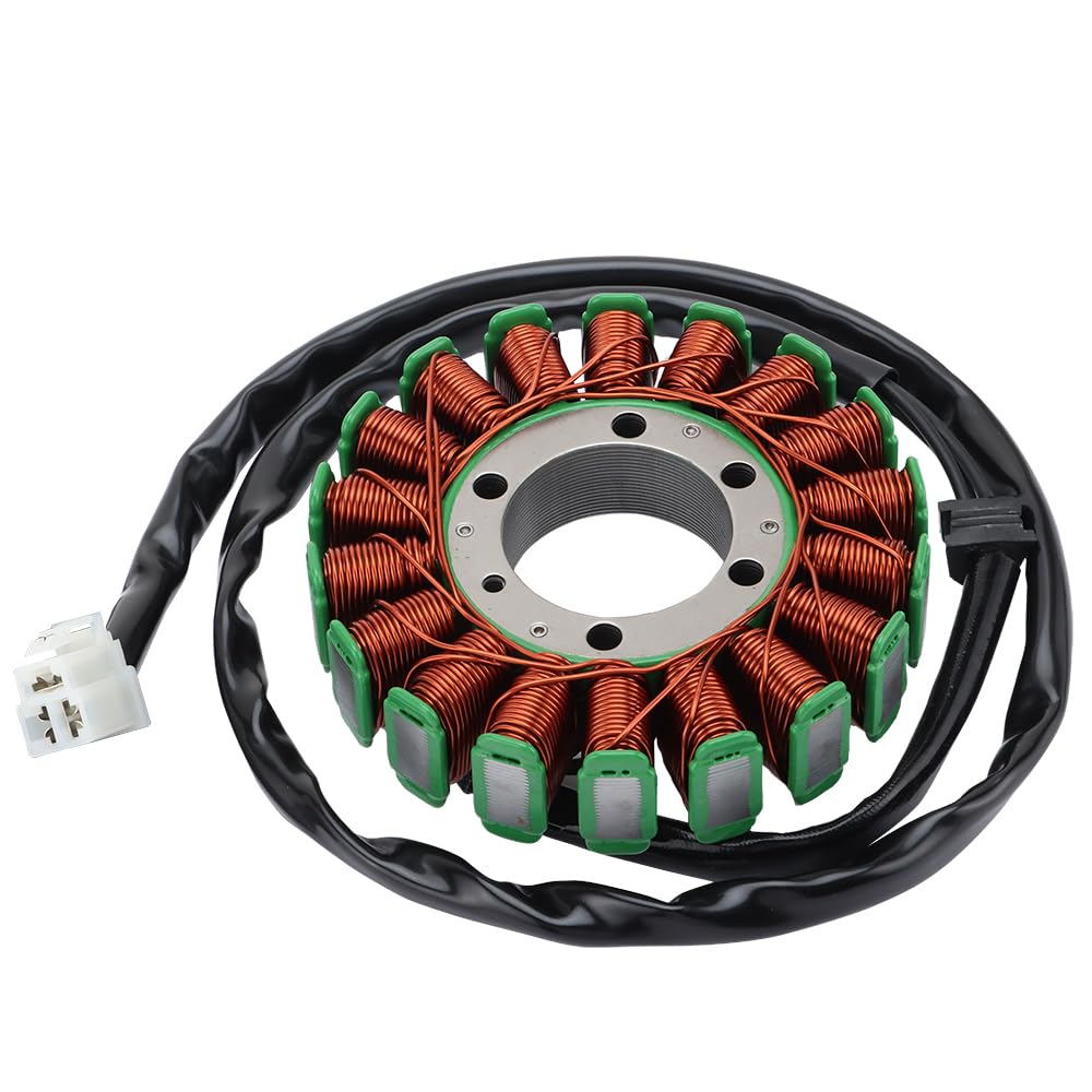 WOOSTAR 18 Bobinas 3 Cable Estator Magneto Reemplazo para Triumph Speed Triple Sprint GT ST Tiger 1050 Daytona 955i OEM T1300111 T1300509 T1300510 T1300507 Motocicletas