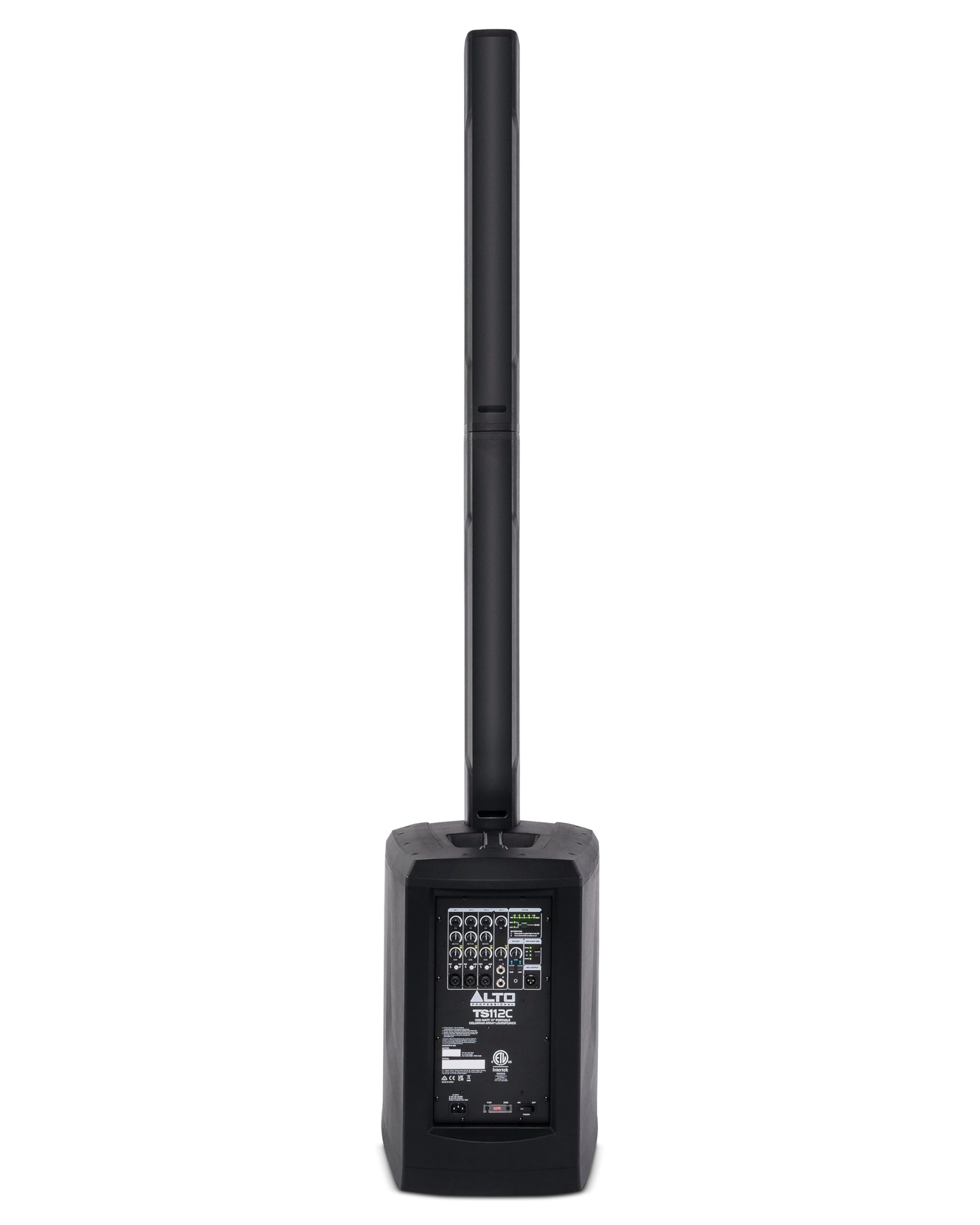ALTO TS112C 1200-Watt Aktives Säulen PA Lautsprecher mit 5-Kanal Mixer Bluetooth