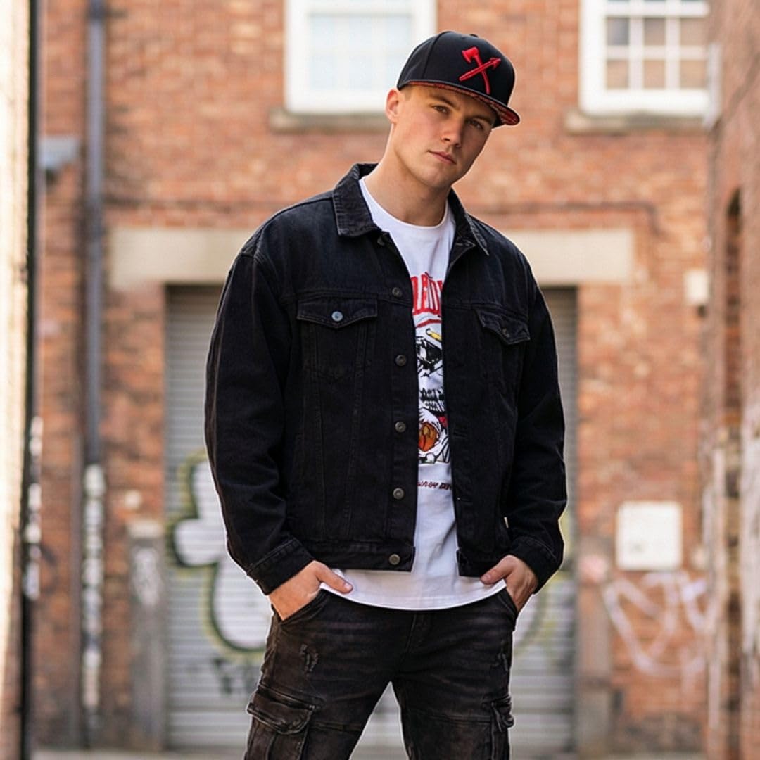 Capiche [99+ VARIATIONEN] Snapback Cap Herren Kappe Baseball Mütze Kunst Unisex Schirm Männer One Size Tattoo Damen