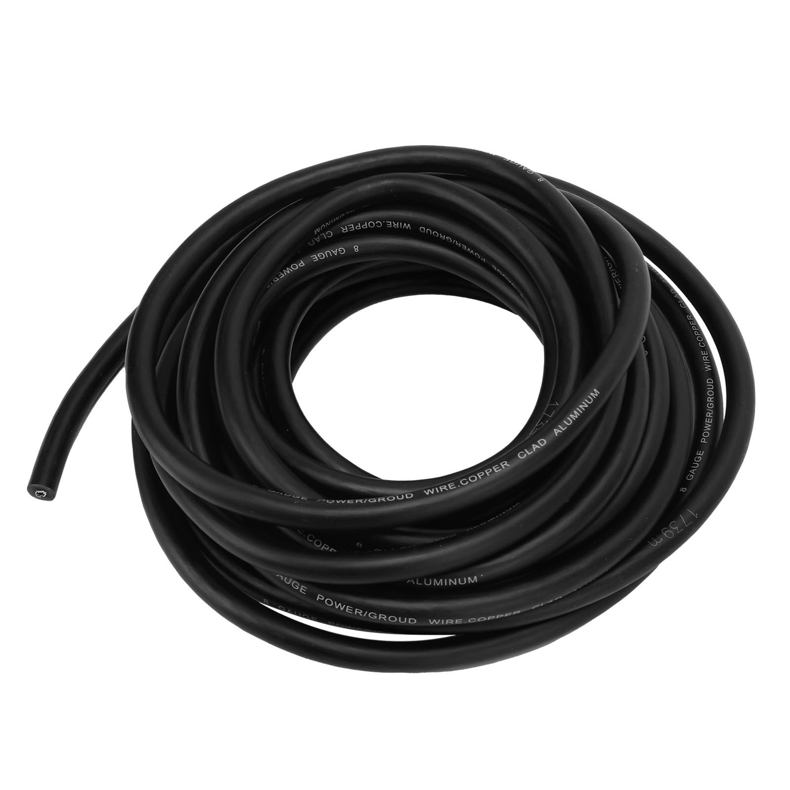 WODHMIEY 8 Gauge Wire 25FT Red - 8 AWG Power & Ground Cable For Car Audio, RV, Boat