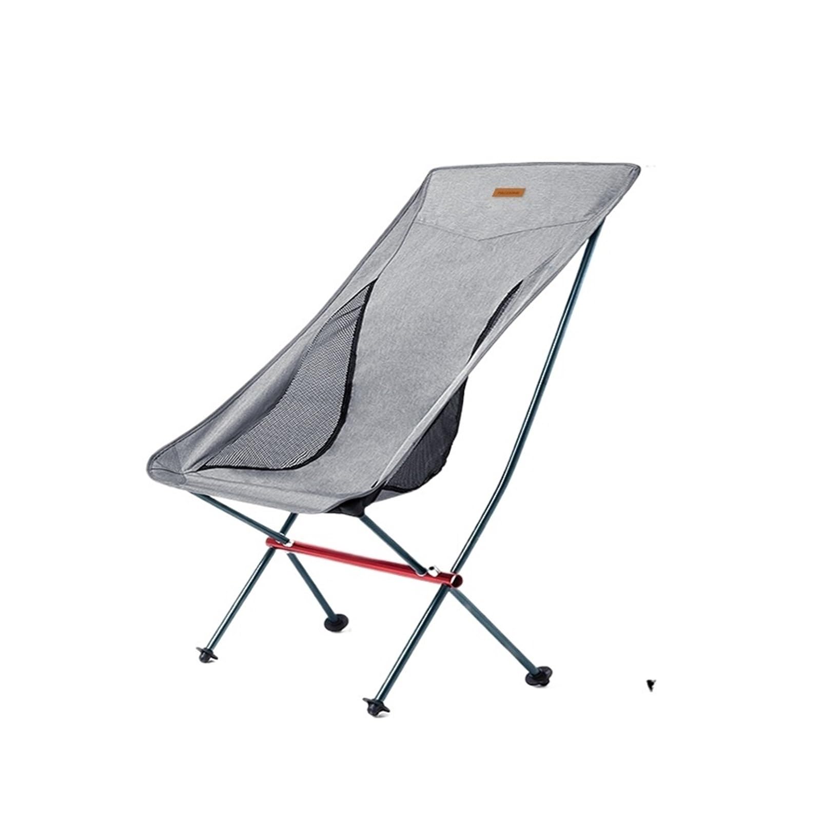 Camping Stool, Camping Stool Travel Ultralight Folding Chair Detachable Portable Moon Outdoor Fishing(Grey Large Chair)