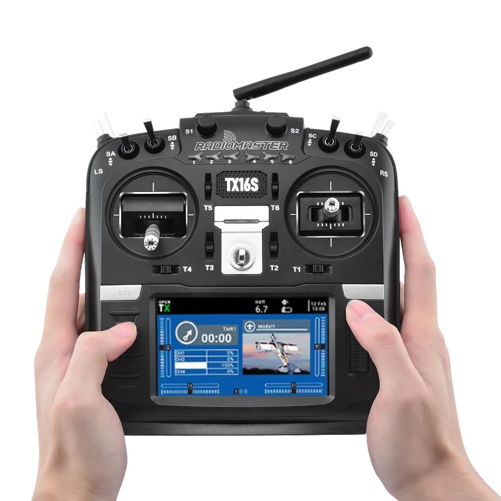 Radio Master TX16S 4-in-1 送信機 Amazon.com: RadioMaster TX16S Mark II V4.0 Hall Gimbal 4-in-1 ELRS