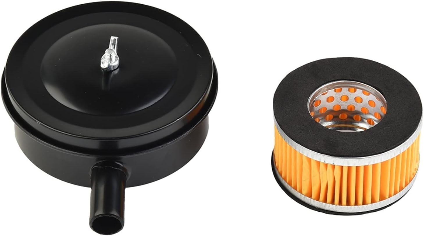 Air Compressor Muffler with Spare Filter, 20MM Thread Metal