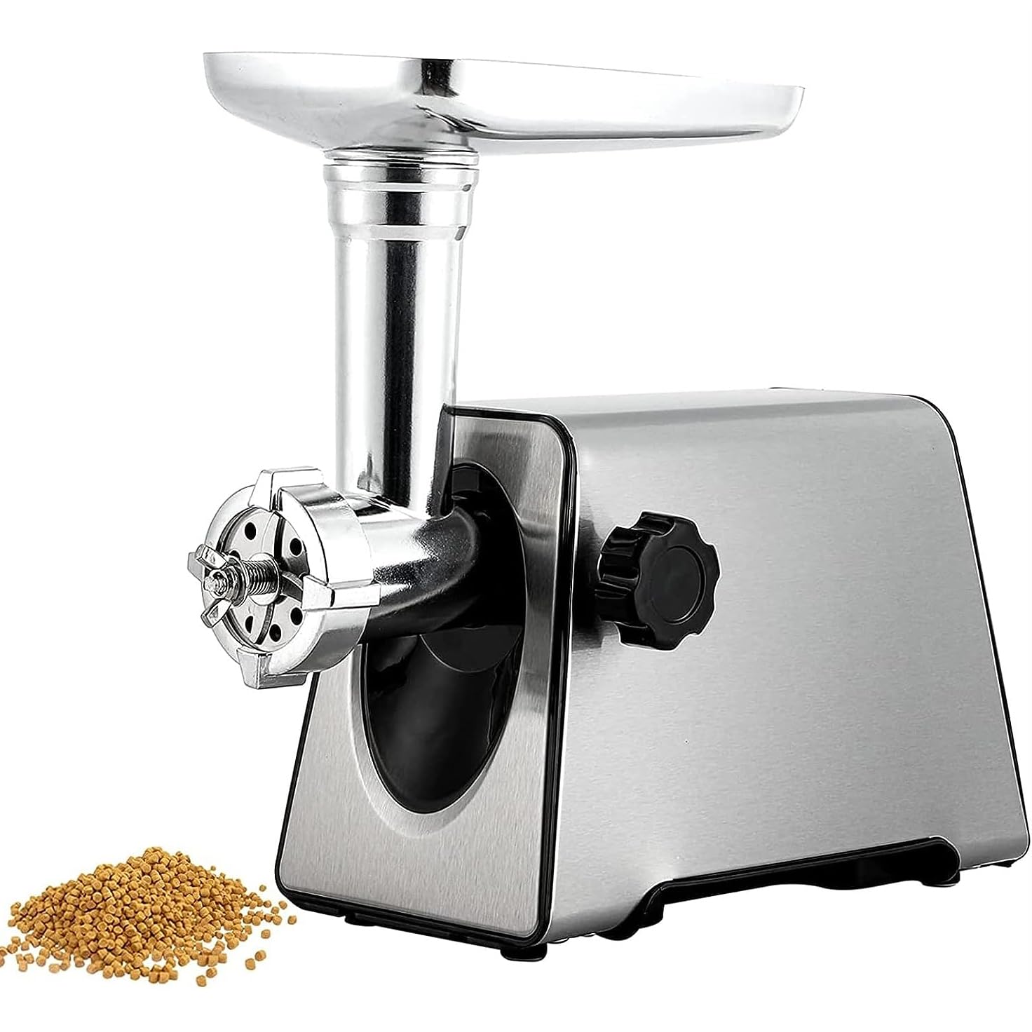 Máquina para hacer pellets de alimentación animal, granulador de alimentos para perros y gatos, fabricante de cebos de pesca para pájaros, moldes opcionales de 1,5 a 8 mm para producción de piensos
