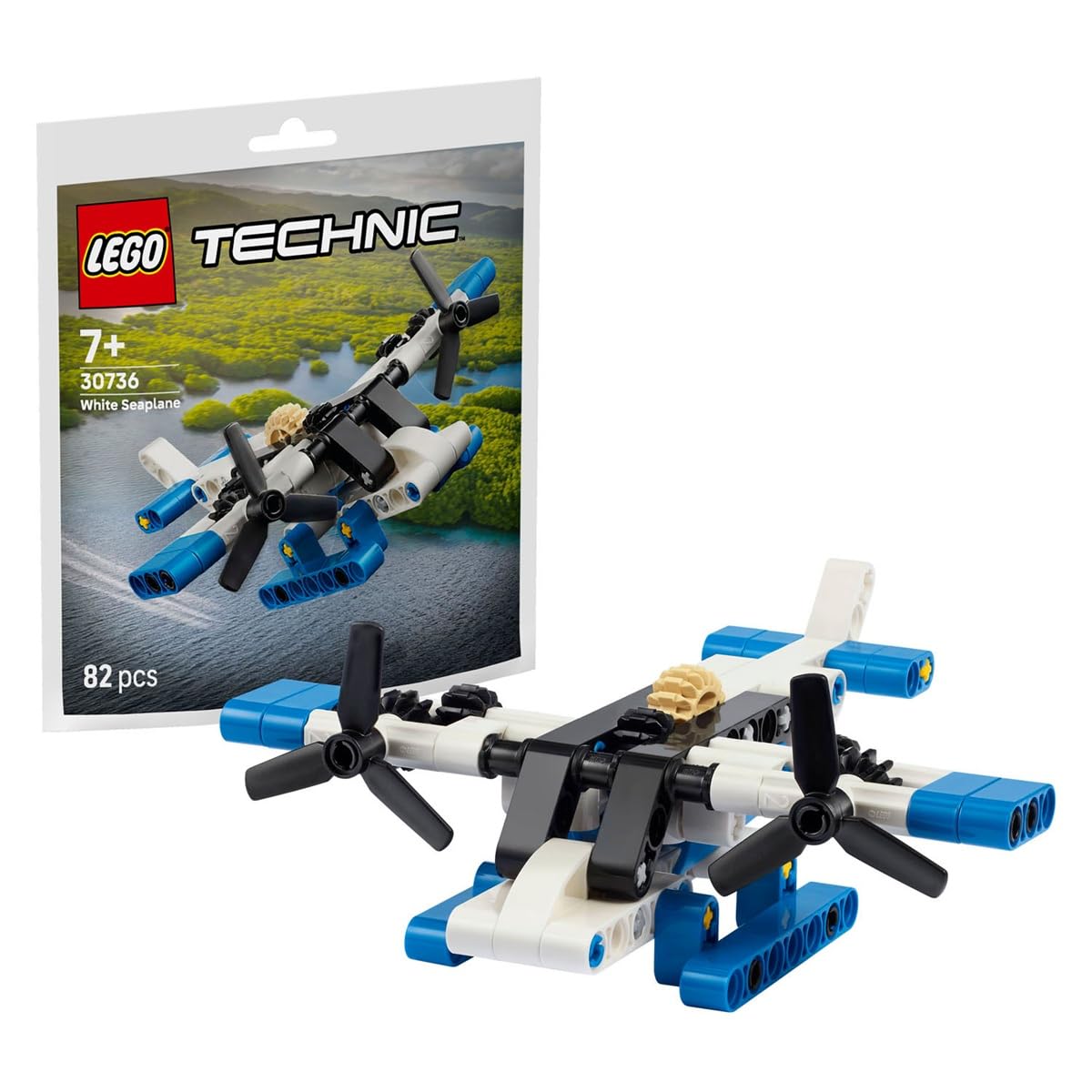 Technic White Seaplane 30736 (82 Pieces)