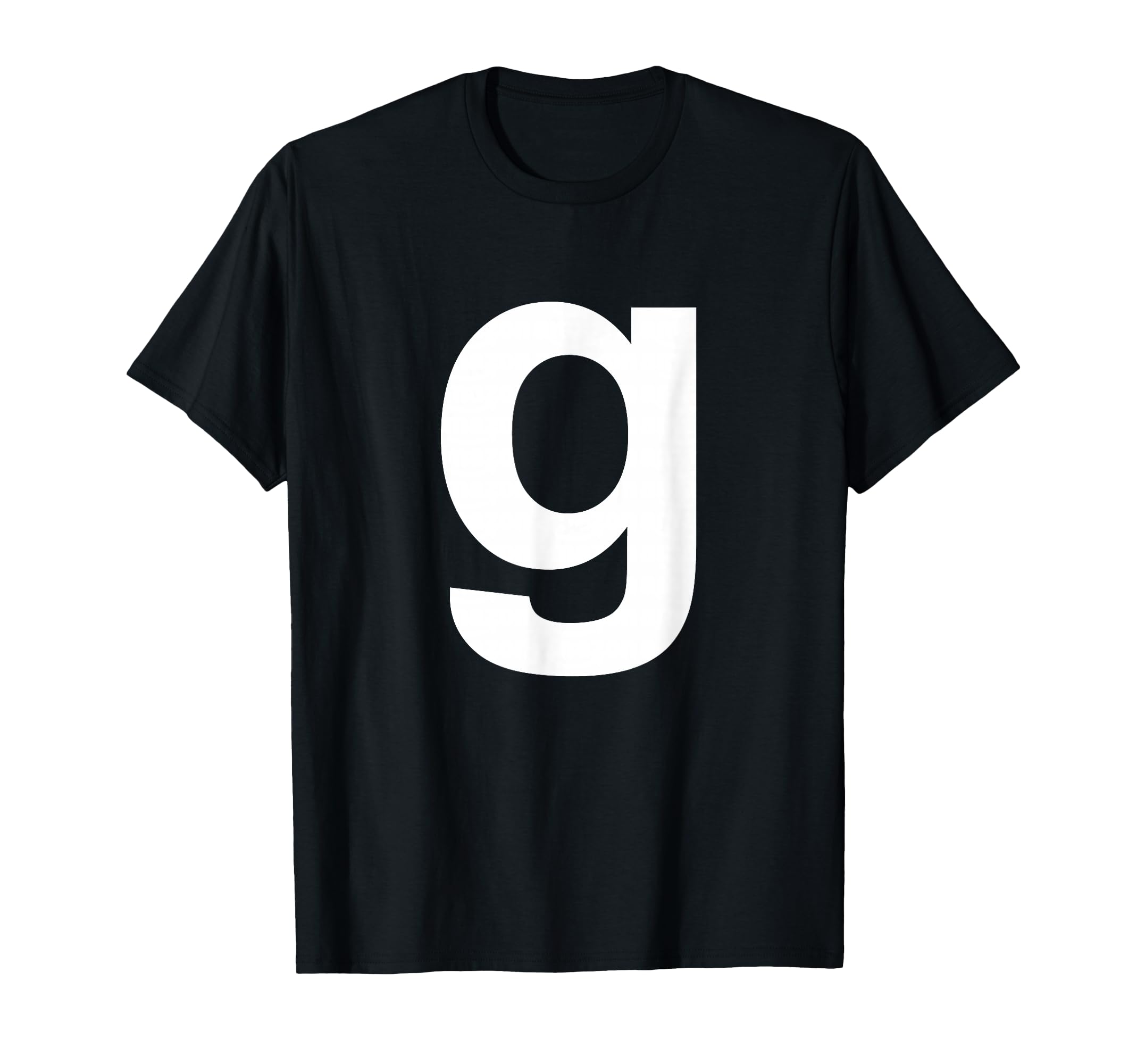 Lower Case Letter G Shirt Alphabet T-Shirt