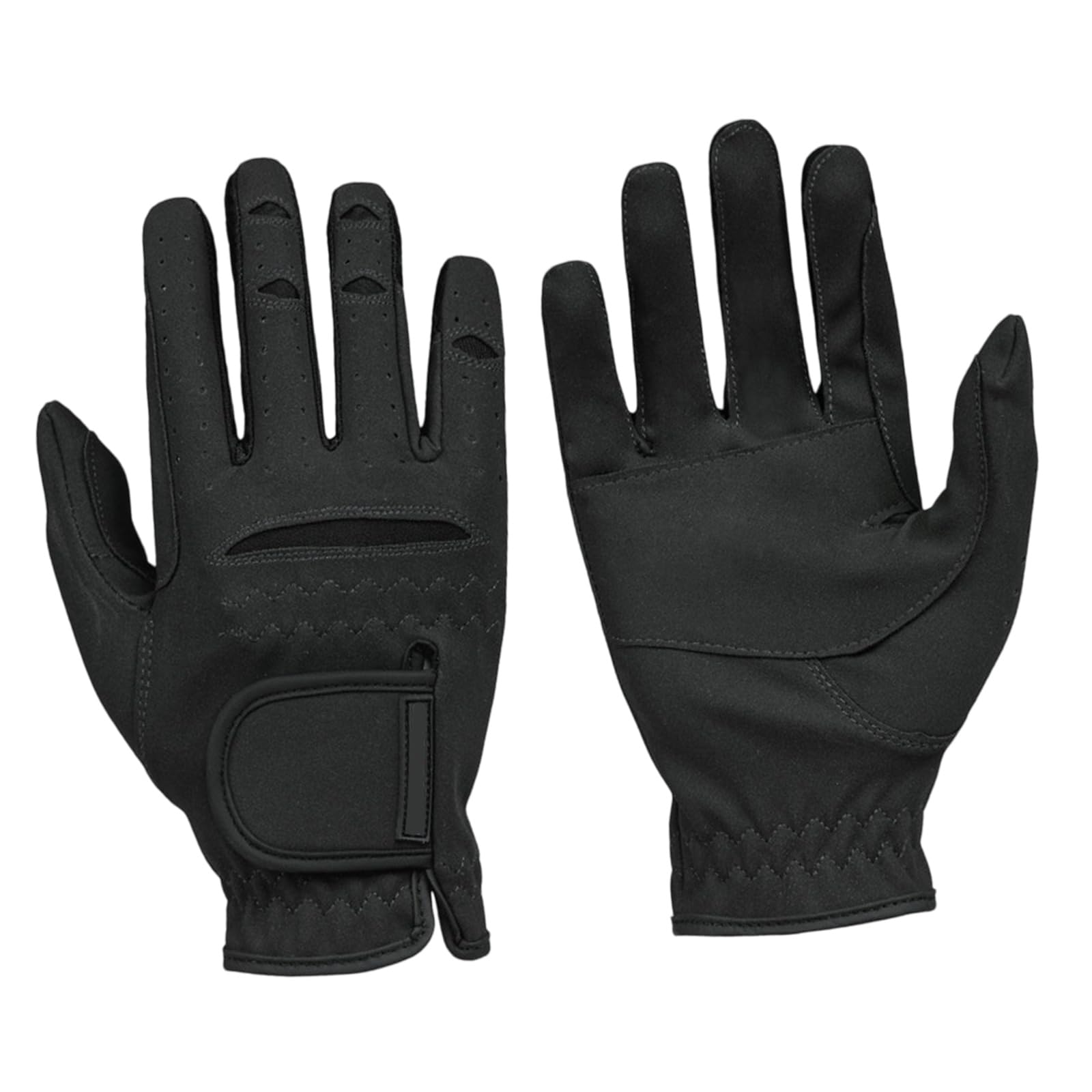 Guantes de equitación antideslizantes, transpirables, ligeros, para deportes de equitación, para entrenamiento y competición