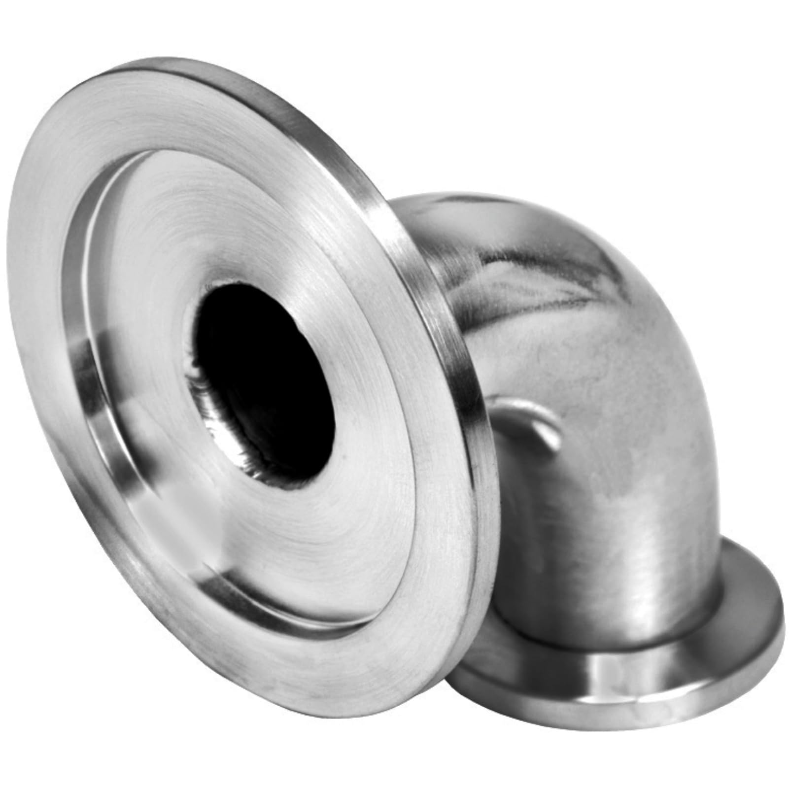Adapter próżniowy reduktora kolanka 90 stopni KF-50 do KF-40, kołnierz ISO-KF NW-50 do NW-40, stal nierdzewna 304 dla zwiększonej trwałości