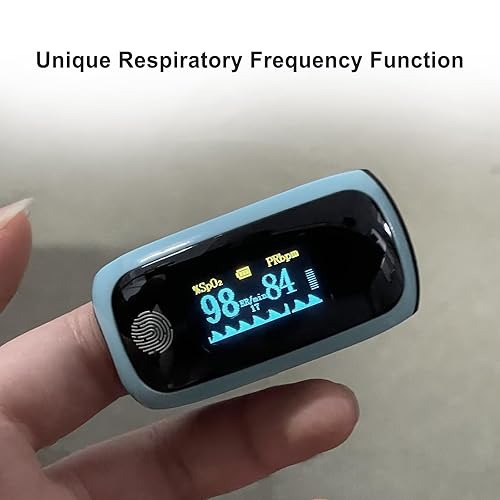 Miniatura 6 de Oxímetro de pulso con punta de dedo, oxímetro de pulso recargable, oxímetro de pulso con recargable, monitor de saturación de oxígeno en sangre en
