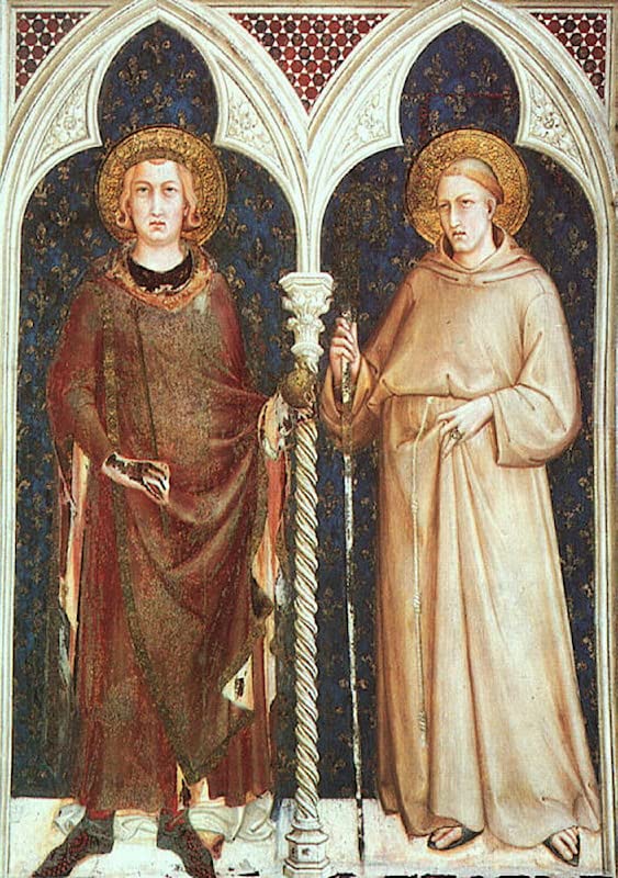 Tableau Toile St Louis Simone Martini art classique raffiné 60x90cm
