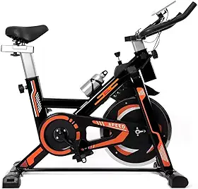 Bicicleta Ergométrica Spinning Profissional MKFIT 13kg Bike Indoor para Treino Cardio, Sistema Silencioso, Ajuste de Altura, Uso Residencial e Academia